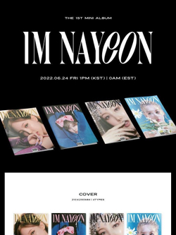 Альбом TWICE NAYEON - IM NAYEON 1st Mini Album 4 Version SET