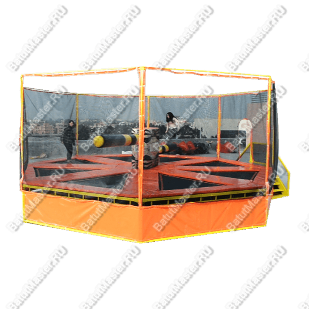 Аттракцион "Увернись от палки" (Melt Down), с защитной сеткой 7*7*3 м