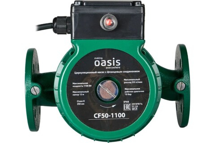 Насос циркуляционный OASIS CF50-1100 с фланцевым соединением 4640130959487