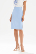 4938 Юбка женская (голубой)