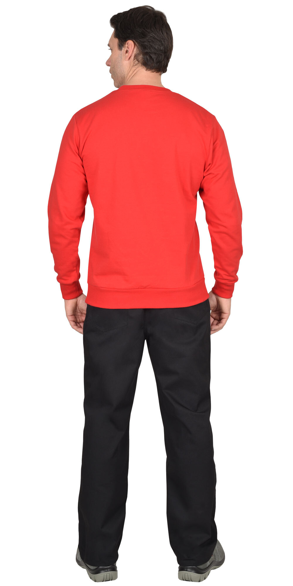 Толстовка длинный  рукава красная