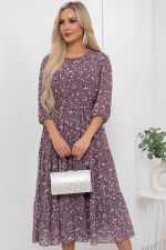 Платье Хелен (лиловый) Р11-1075/12 Nikol (Акция)