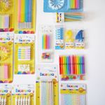 Свечи тортовые классические Макаронс (Ассорти) с держателями