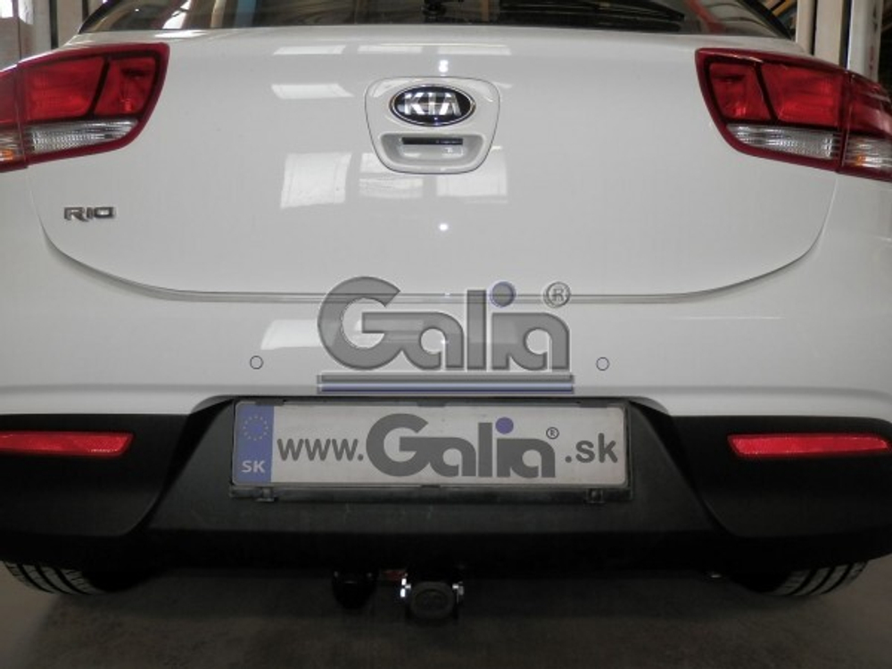 Фаркоп оцинкованный Galia K039C для Kia Rio IV хетчбек 2017-(паспорт и сертификат в комплекте)(без электрики)