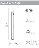 Душ солнечный Arkema Jolly S A 600