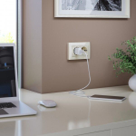 Рамка для двойной розетки Snabb basic (слоновая кость)