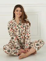 Пижама штаны+рубашка с д/р 2052-5