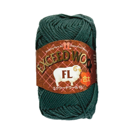 Exceed Wool FL, цвет 752 темно-зеленый