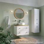 Тумба подвесная IDDIS Torr, со столешницей, 70 см, белый матовый, TOR70WBi95K