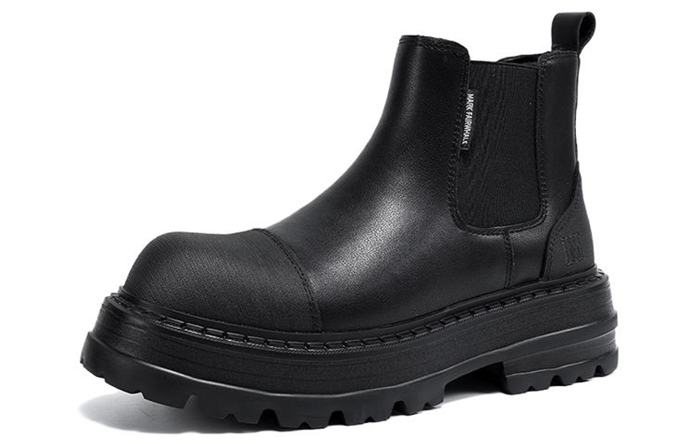 FAIRWHALE Ankle Boots Men"s Black