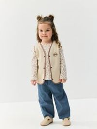 Лонгслив "Бежевый леопард" 0+