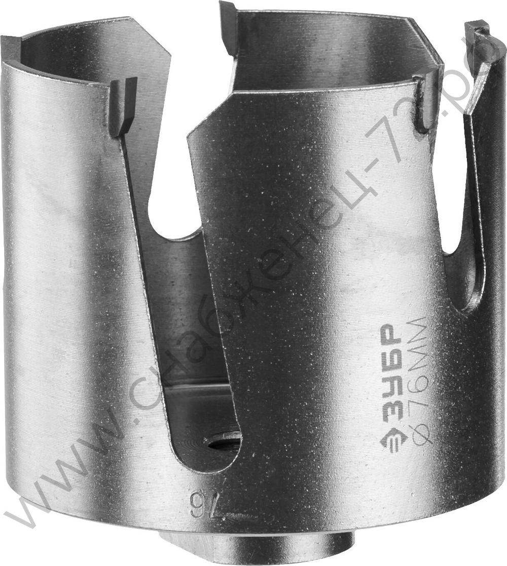 ЗУБР ПРОУНИВЕРСАЛ 76 мм, Коронка с твердосплавными резцами, Профессионал (29514-76)