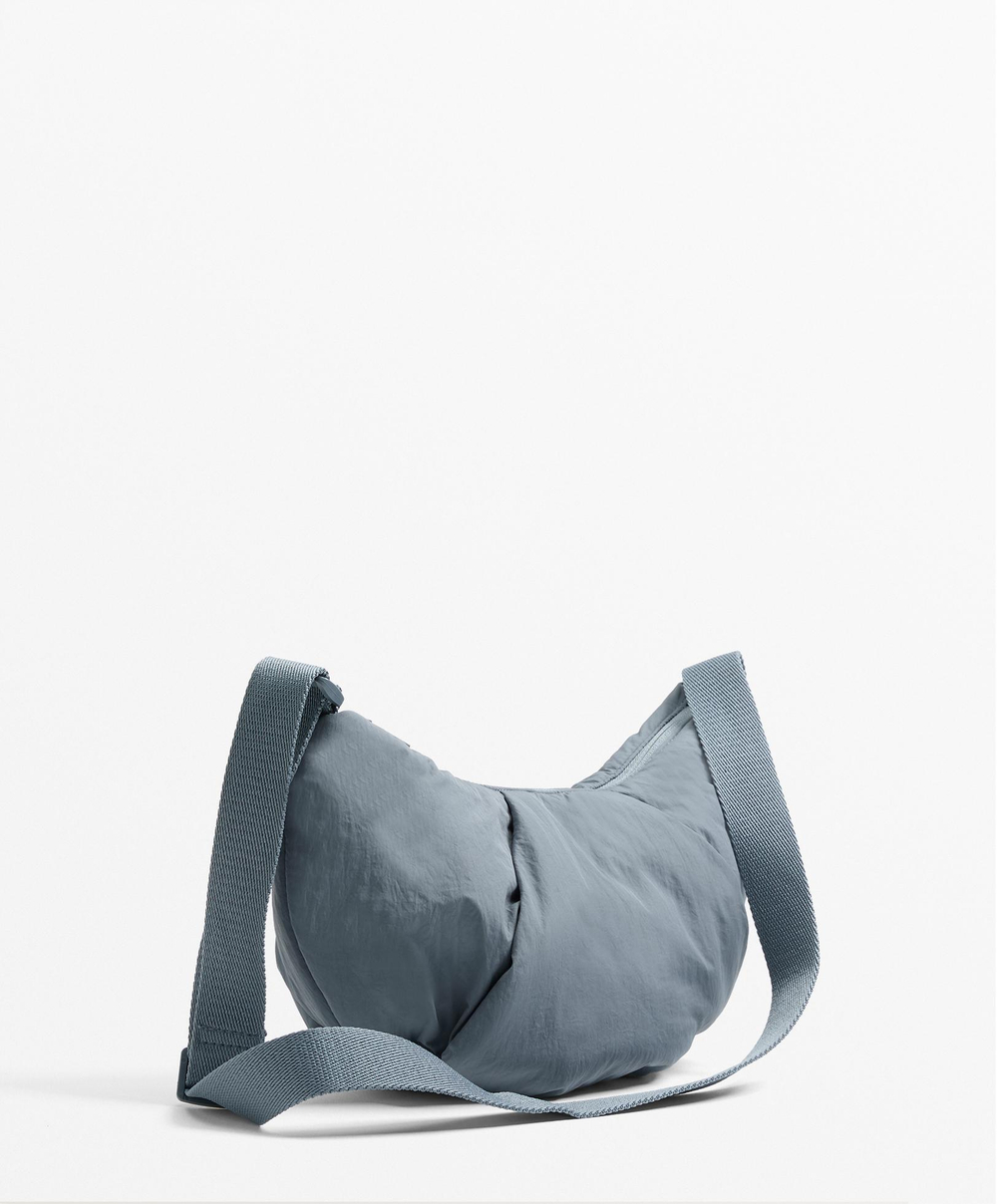 OYSHO Стеганая мини-сумка с плечевым ремнем, лавандовый