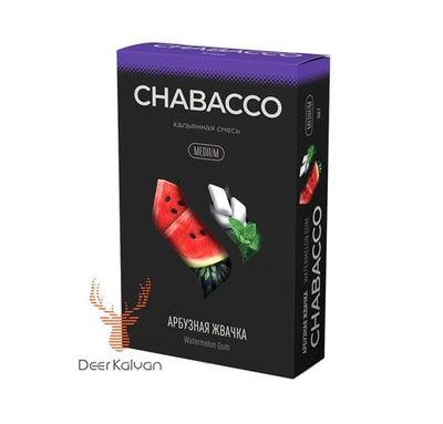 [М] Chabacco "Watermelon Gum" (Арбузная Жвачка) Medium 50 гр.