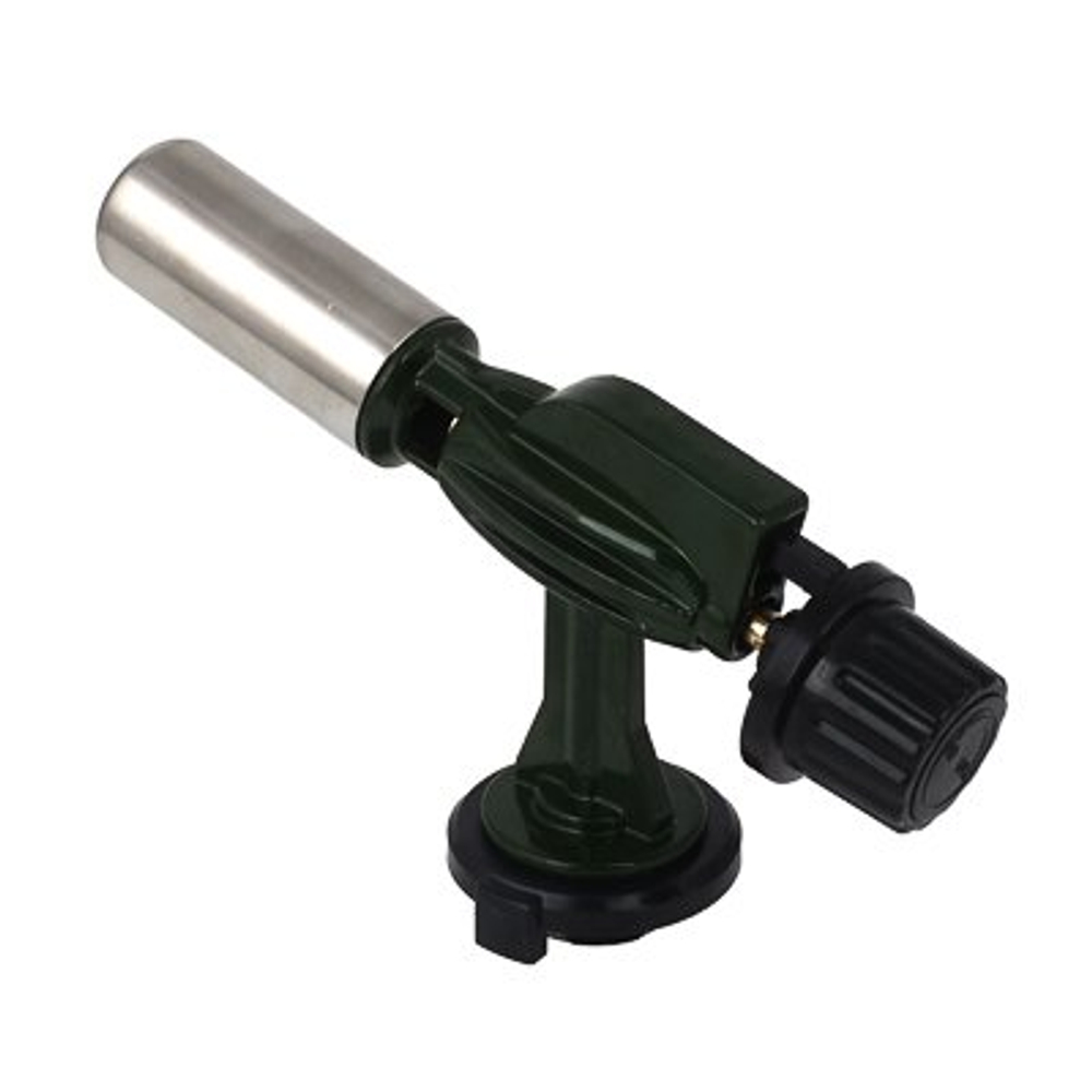 Горелка газовая с пьезоподжигом ЕРМАК широкое сопло 14*4*7,5см (80шт/кор)