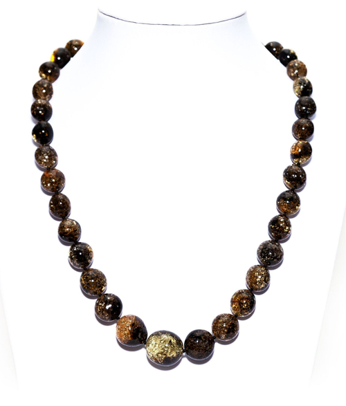 Бусы из янтаря зеленого цвета с включениями, длина 52 см, янтарь от 10 до 15 мм. Бусы из натуральных камней ручной работы из Калининграда