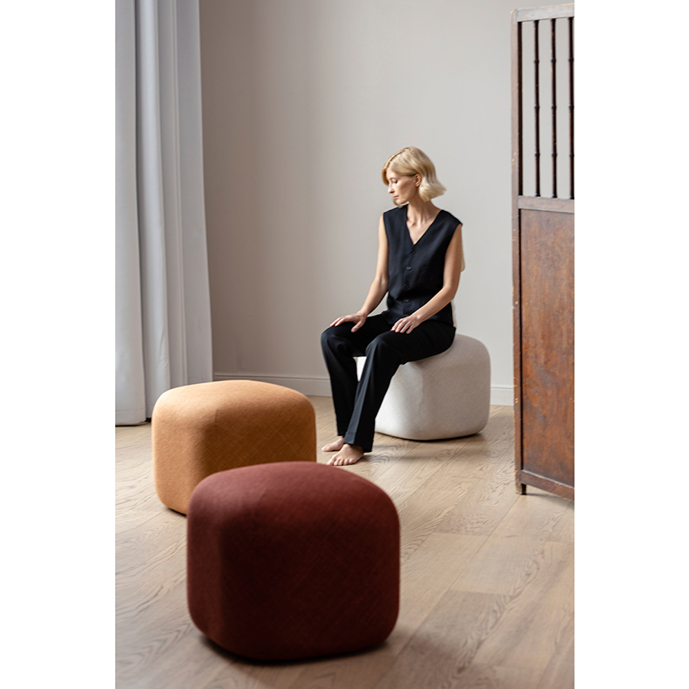 Пуф LATITUDE Trøffel, оранжевый