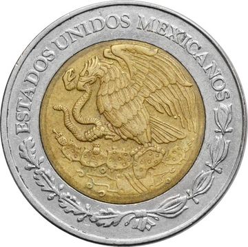 2 песо 1996-2025 Мексика