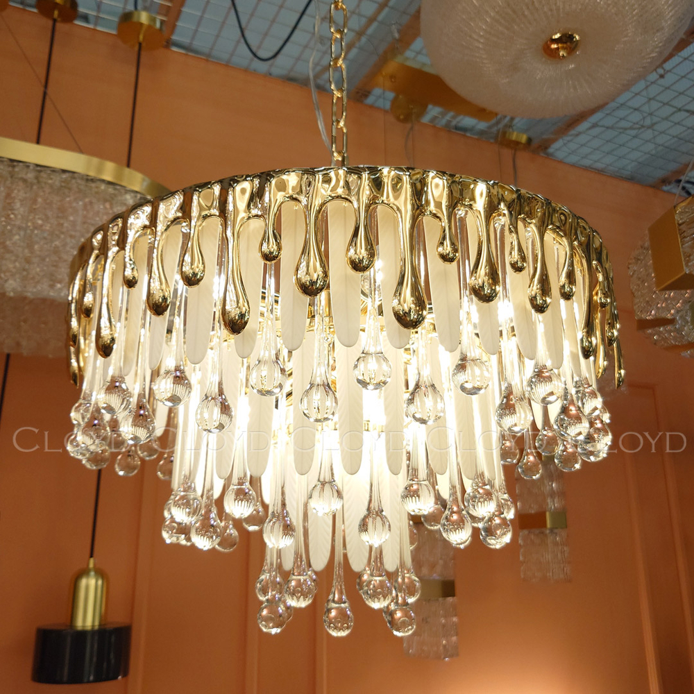 Люстра Cloyd CAPULETTI C9 / Ø49 см - золото (арт.11204)