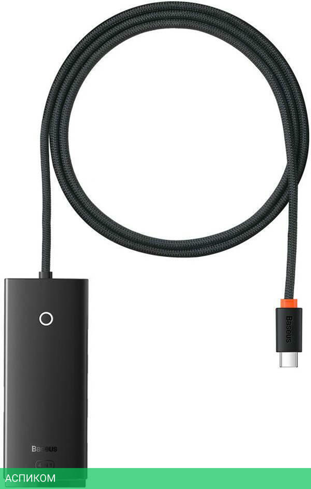 USB-хаб Baseus Lite Series Black (WKQX030401)