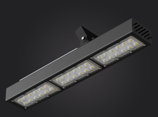 Светильник LED 75Вт 5000К 12150Лм IP67 Awax II U1 Lens D30 564х94х100мм DARKLUM