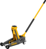 Домкрат подкатной Denzel 51260 гидравлический 3 т, 125-470 мм, быстрый подъем