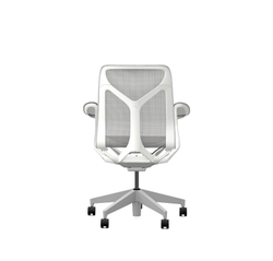 Кресло Herman Miller Cosm, средняя спинка, цвет Mineral, подлокотники «лепестки» (Leaf)