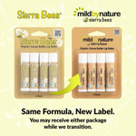 Mild By Nature, Sierra Bees™, органические бальзамы для губ, какао-масло, 4 шт. в упаковке, 4,25 г (0,15 унции)