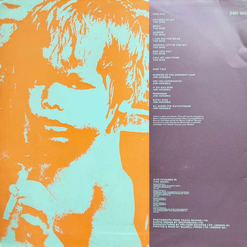 The Who, Jimi Hendrix / Backtrack 4 (LP)