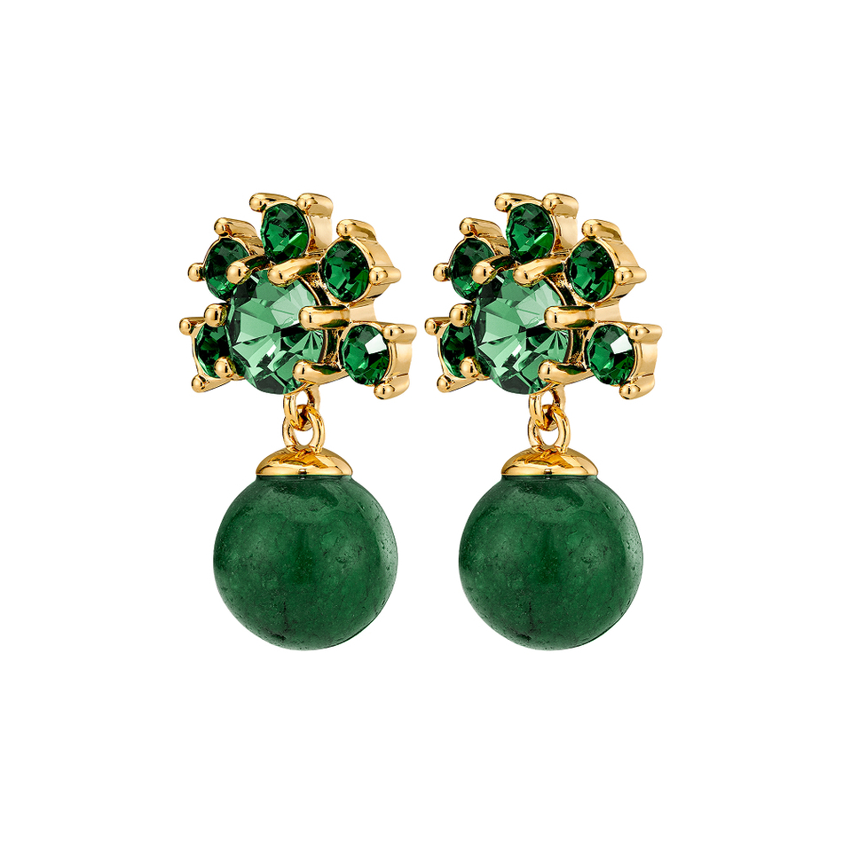 Серьги Dyrberg Kern VERONICA SG EMERALD GREEN 450110