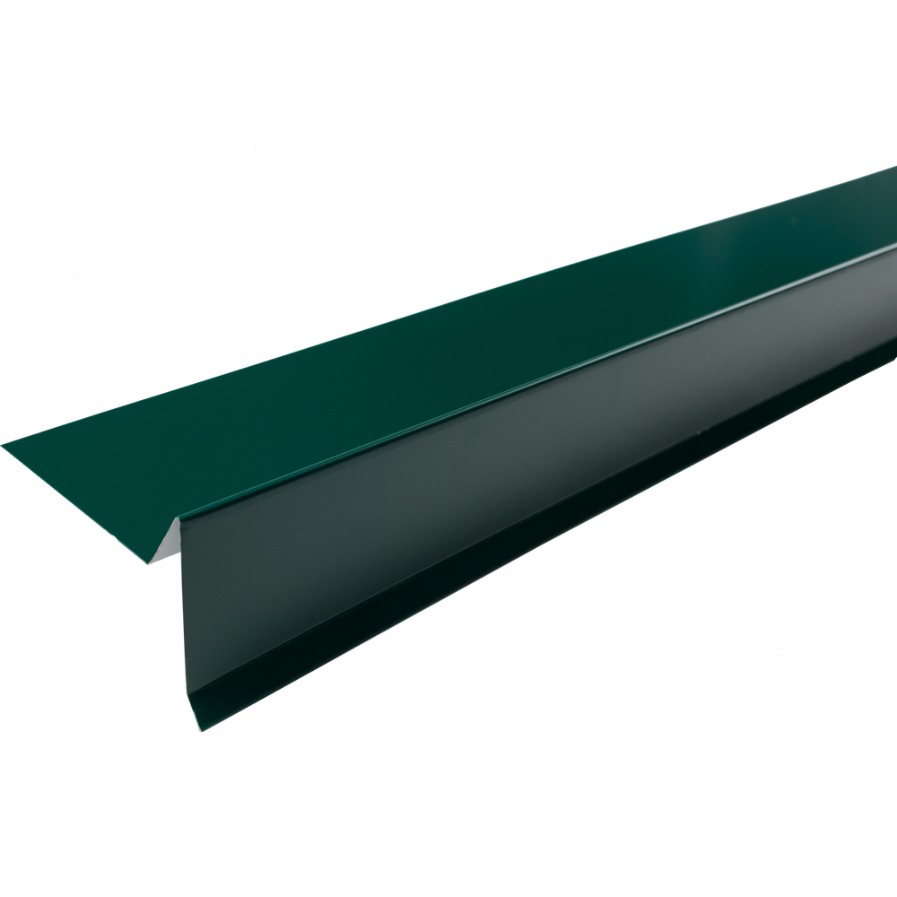 Планка торцевая Технониколь Shinglas зеленая 75х25х65х5 мм