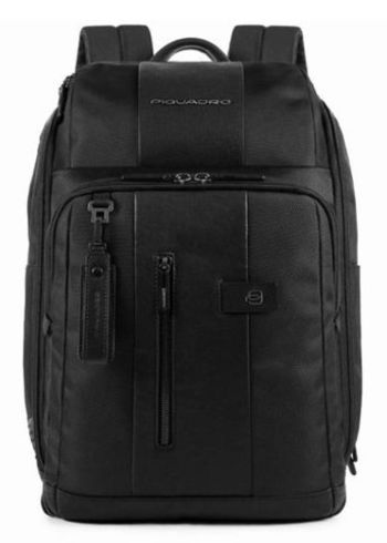 Рюкзак Piquadro Brief черный натуральная кожа/ткань (CA4443BR/N)