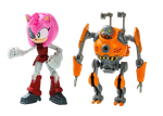 Набор фигурок Sonic Prime Sonic the Hedgehog Расти Роуз (Эми) и Эгг-робот (Вид 3)