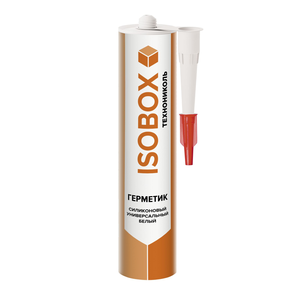 Герметик ISOBOX силиконовый универсальный белый