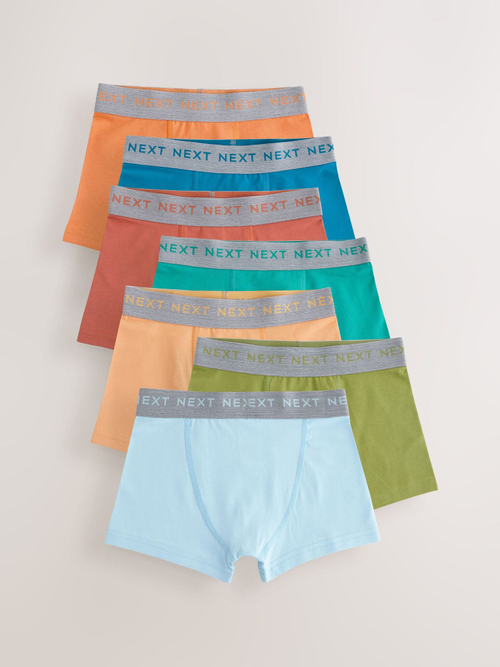 Трусы для мальчика Next AA7-503, 7 шт., Голубой, Синий, Оранжевый