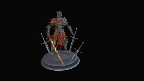 Душа пепла Soul of Cinder dark souls Коллекционная Фигурка Аниме