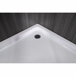 Душевой уголок Esbano ESR-8015 ESUGR8015 90х90 стекло рифленое, матовое/профиль хром