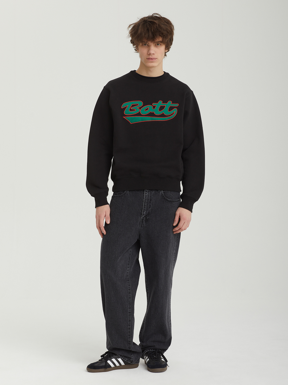 Мужская Толстовка Script Logo Crewneck