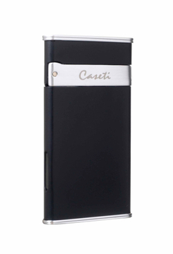 Зажигалка Caseti, турбо, тонкая, черная CA418-2