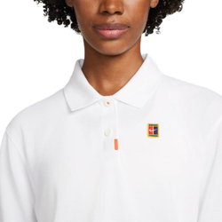 Женское поло Nike Polo 2.0 Heritage W - white/brilliant orange