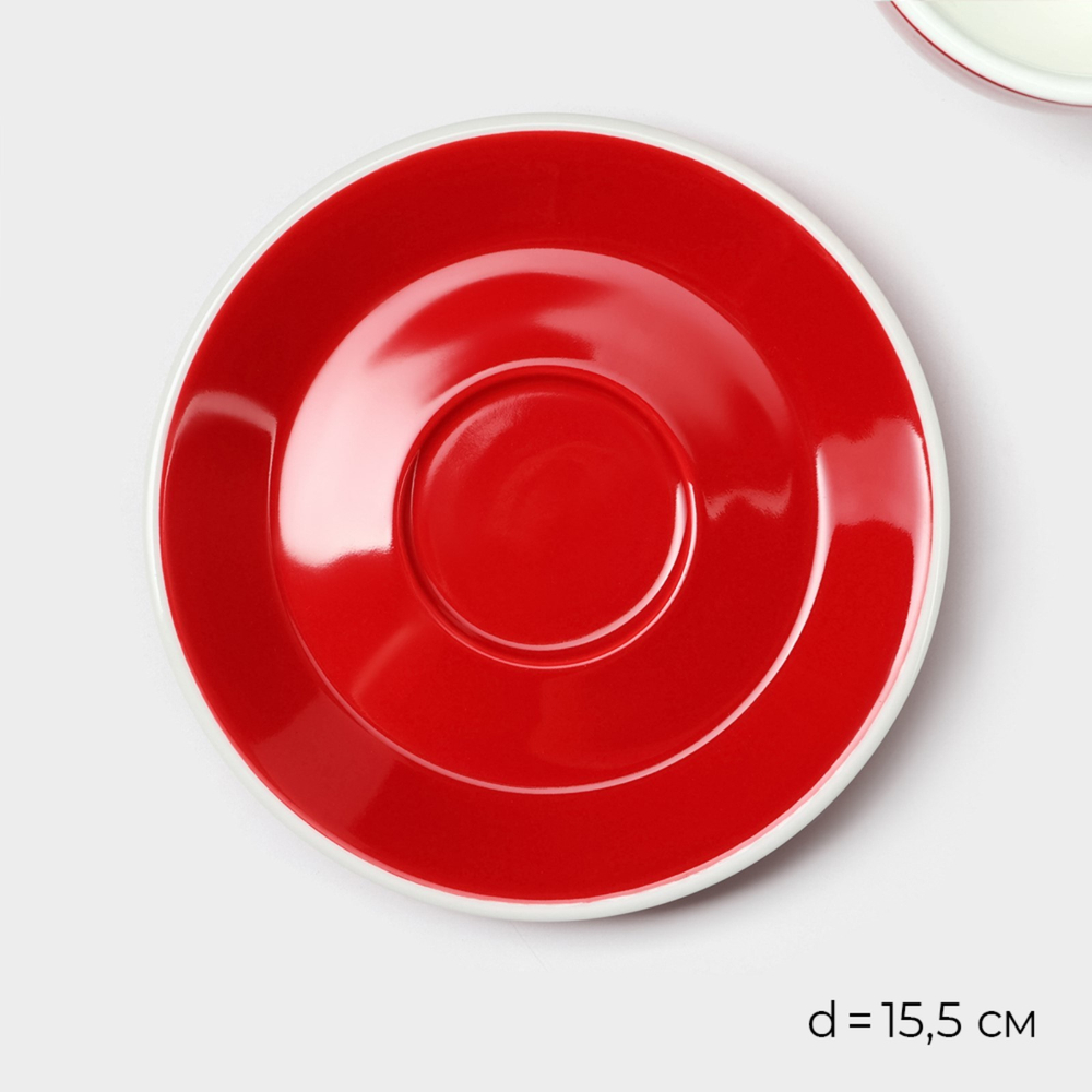 Кофейная пара Магистр "Время кофе" 280 мл, цвет красный