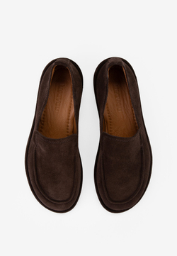 Лоферы // Ivana // Chocolate // Suede