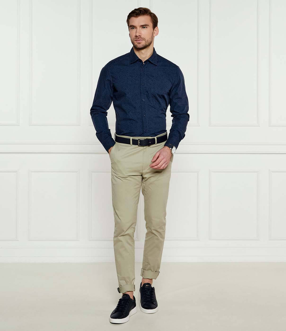 Рубашка Remiton_M BOSS ORANGE - темно-синий(50519779)