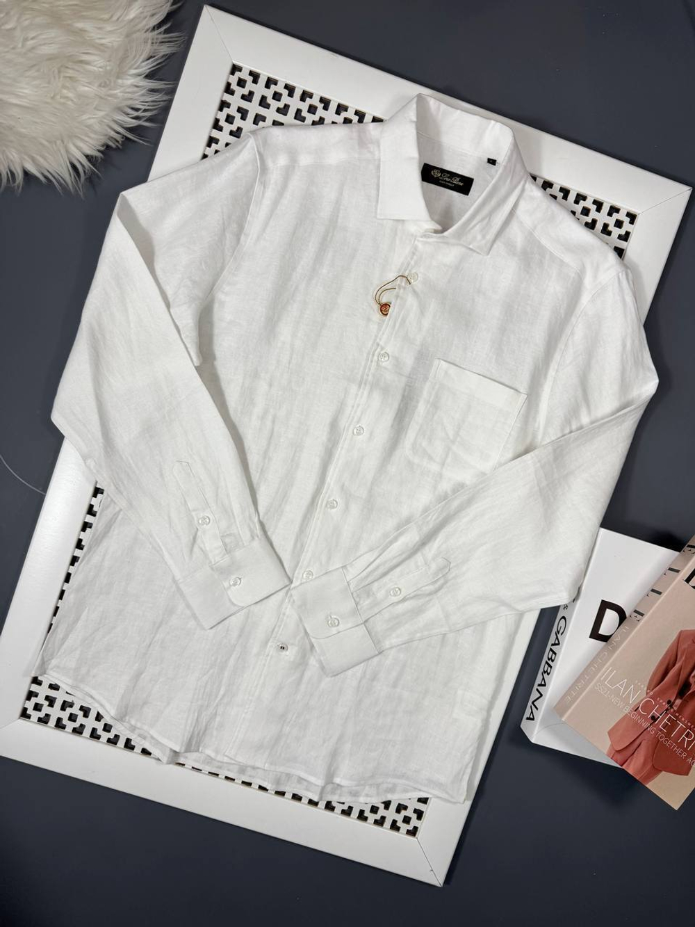 Льняная рубашка Loro Piana