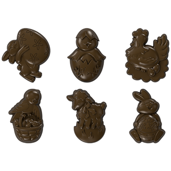 828 | Форма &quot;Пасхальный набор&quot; (275*175 мм)