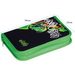 Пенал 1 отделение, 190*115 ArtSpace "Graffiti", ламинированный картон, софт-тач