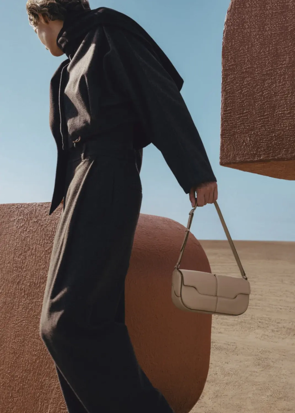 POLENE СУМКА OSMO, ТЕМНО-СЕРЫЙ