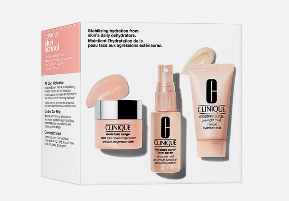 Набор 3 в1 средств для ухода за лицом CLINIQUE Moisture Surge Ultra