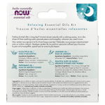 NOW Foods, Let Там Be Peace & Quiet™, набор расслабляющих эфирных масел, 4 флакона по 10 мл (1/3 жидк. унции)