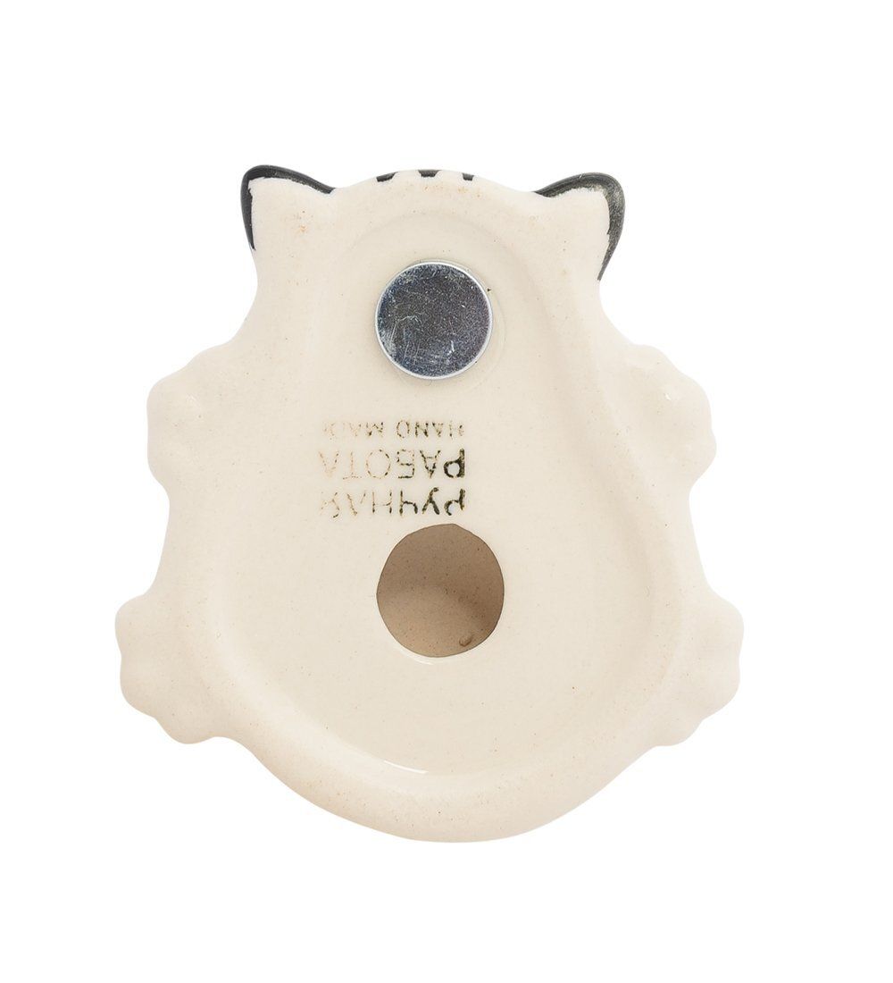 ГЛ- 449 Магнит «Котик» цв. (Гжельский фарфор)